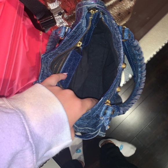 BALENCIAGA BAL MET MINI CITY BLUE - Picture 11 of 12